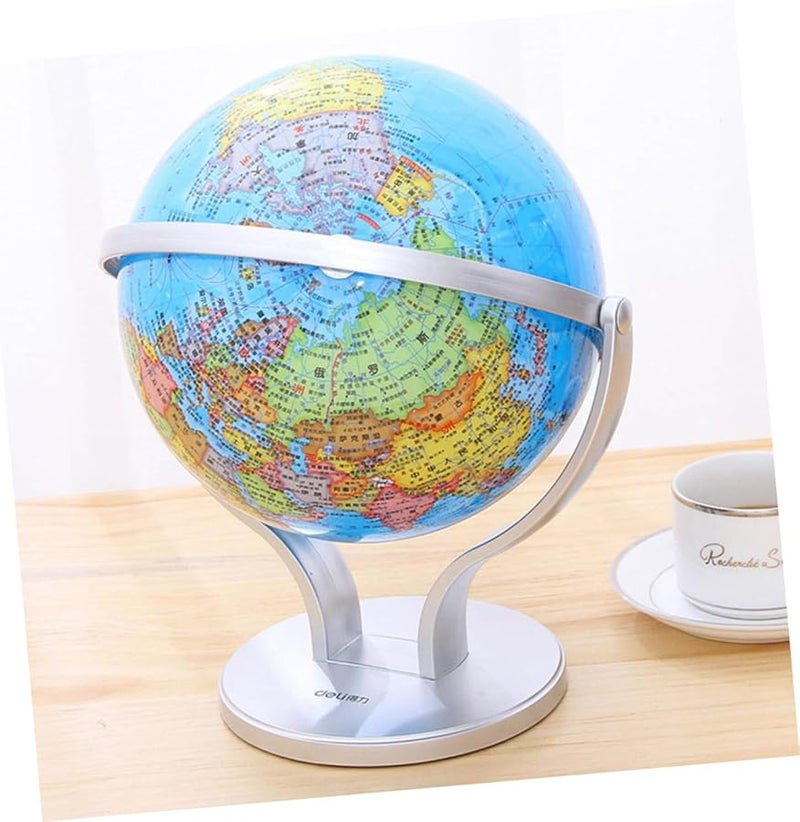 كرة العالم التعليمية مع الحامل - خريطة جغرافية سياسية لدراسة الكبار - Image 5